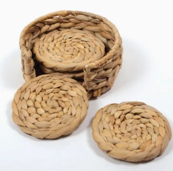 Natural Woven Coaster Set