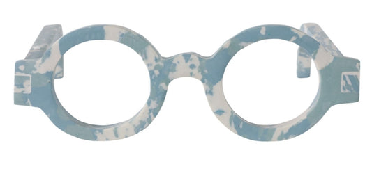 Blue and White Stone Decorative Glasses