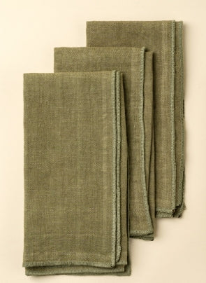 Stonewashed Linen Napkins S/4