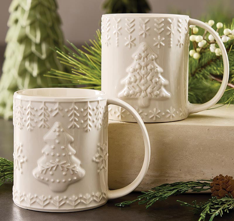 Embossed Mug - Tree
