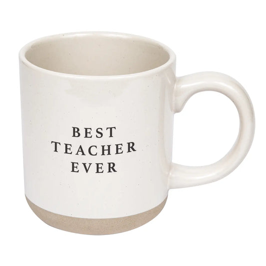 Best Teacher Ever  14oz Stoneware Style Mug