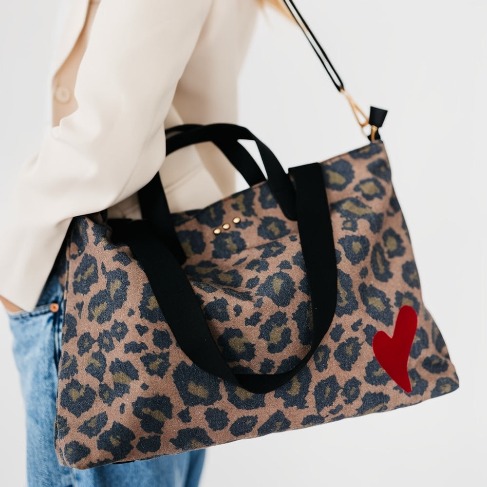 Chelsie Canvas Printed Tote