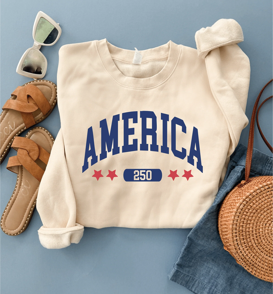 America stars 250 years sweatshirt