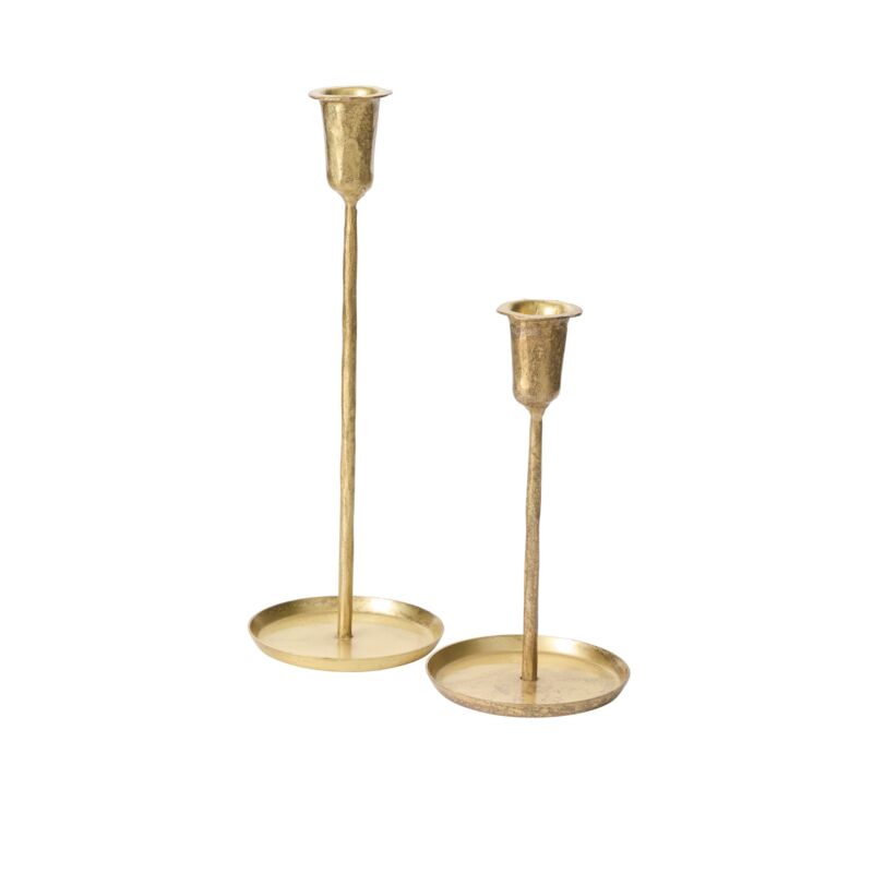 Auden Candle holder in Gold