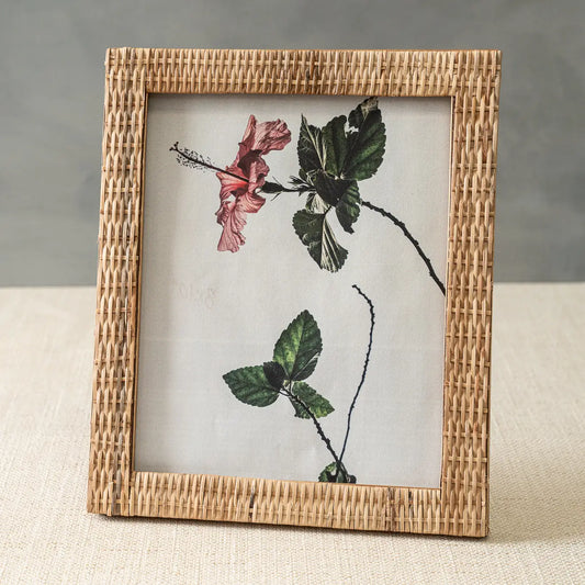 Large Rattan Photo Frame
