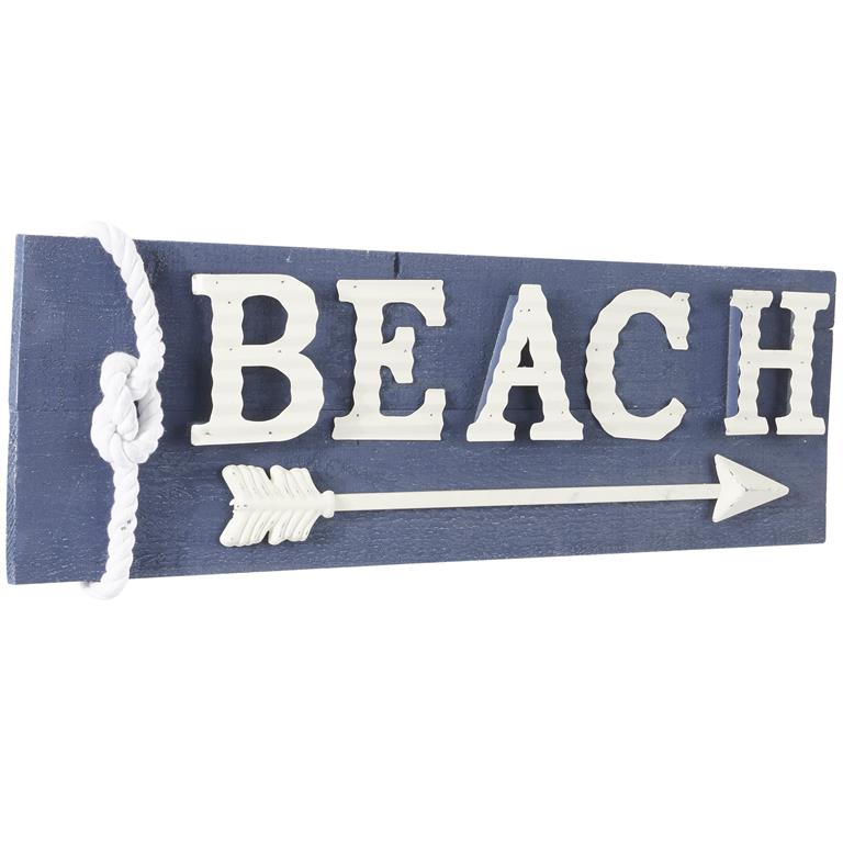 Beach Arrow Sign