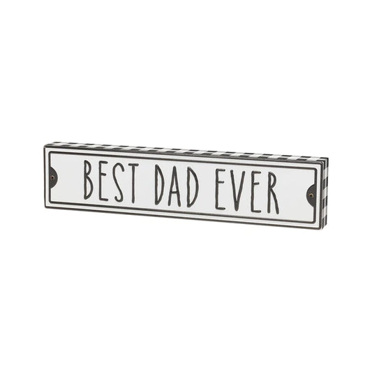 Best Dad Street Wood Sign