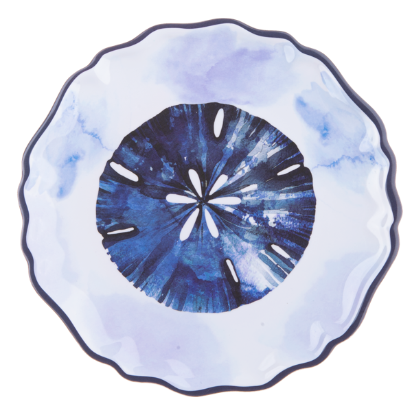 Watercolor Under the Sea Salad Plate