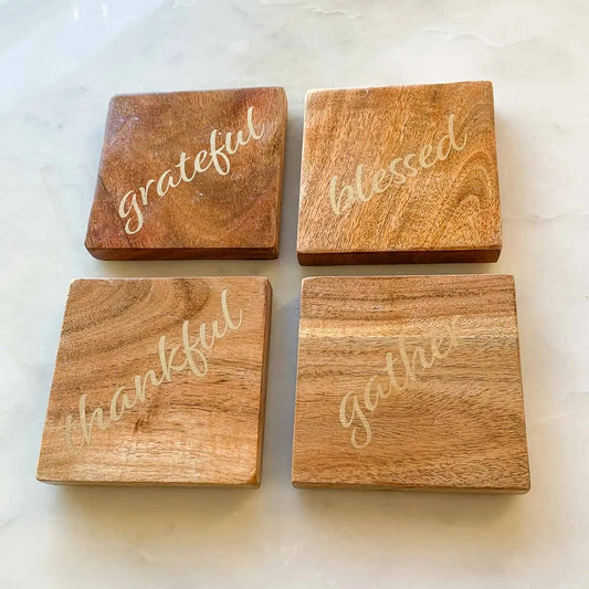 Blessings Coasters Natural 4 X 4