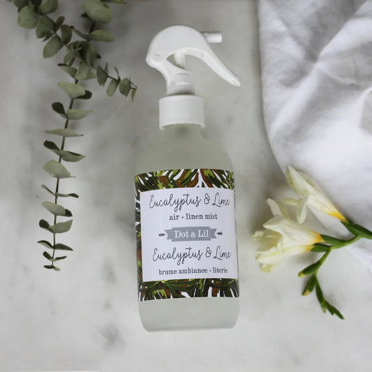 Eucalyptus and Lime Linen + Air Mist