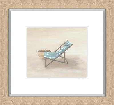 Beach Lounger II   Custom Art -20.00 in x 18.00 in