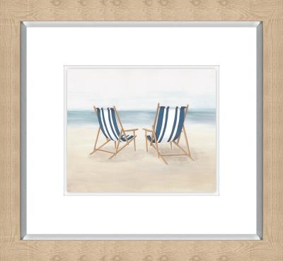 Beach Lounger IV Custom Art  20.00 in x 18.00 in