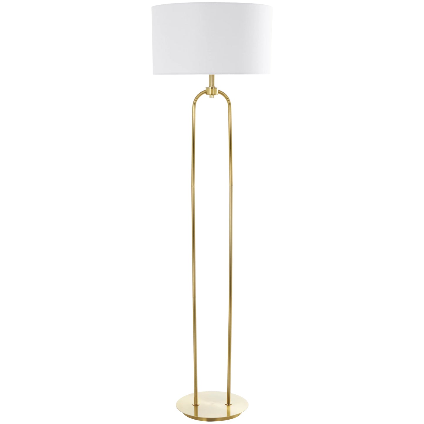 Gold Metal Paper Clip Floor Lamp