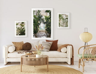 Greenhouse landscape art.