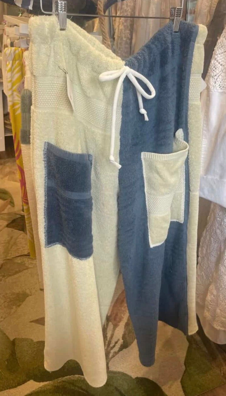 Upcycled towel Pants