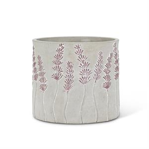 Lavender Cement Planter