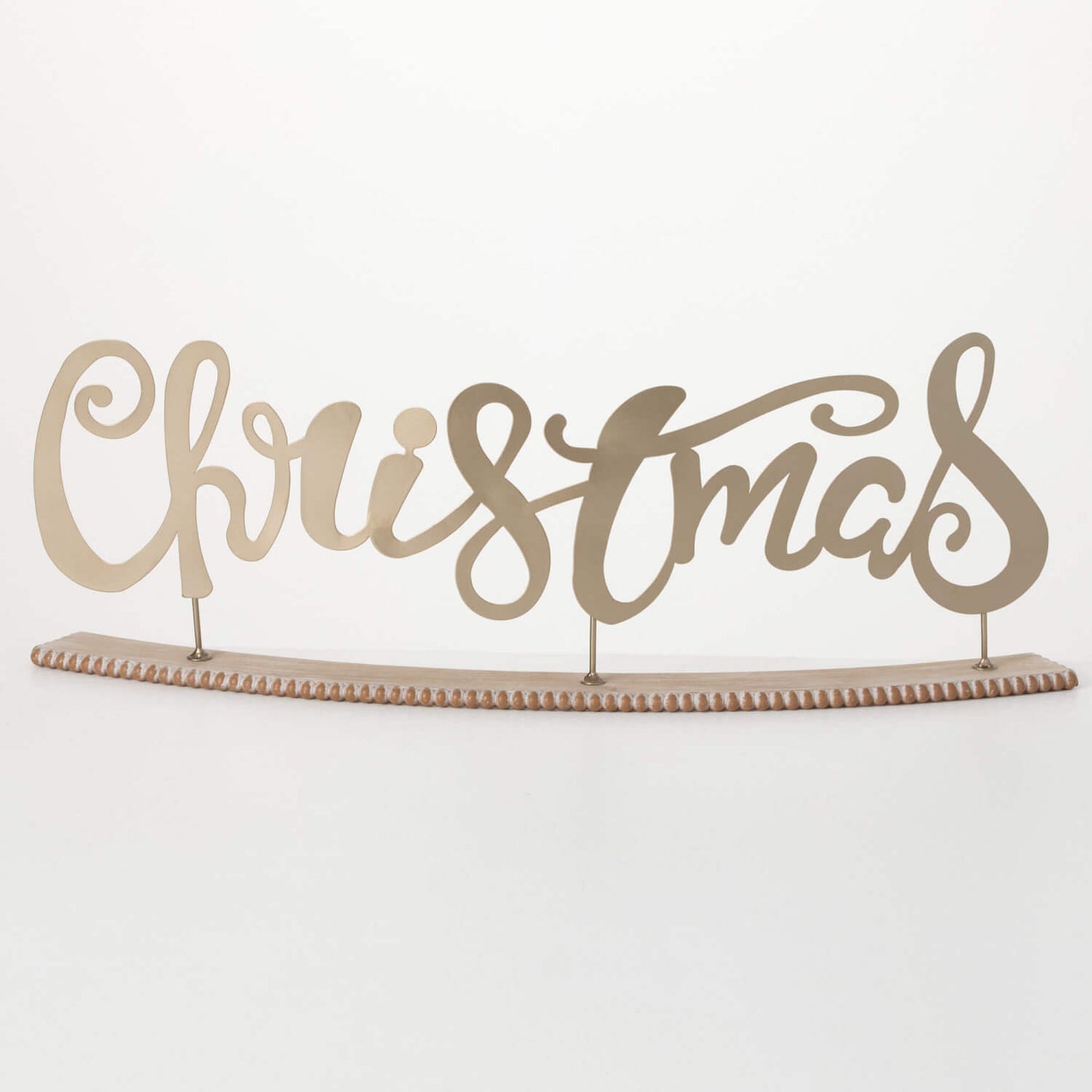 Metal Christmas Tabletop Sign