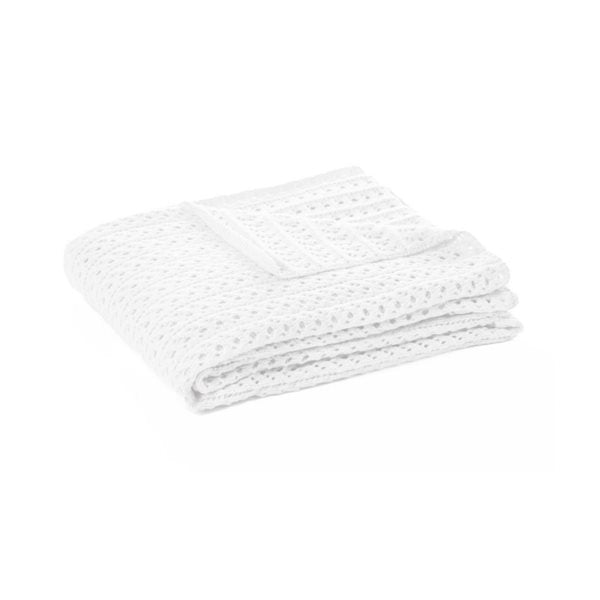 Naja knit throw, Sage, White, Beige