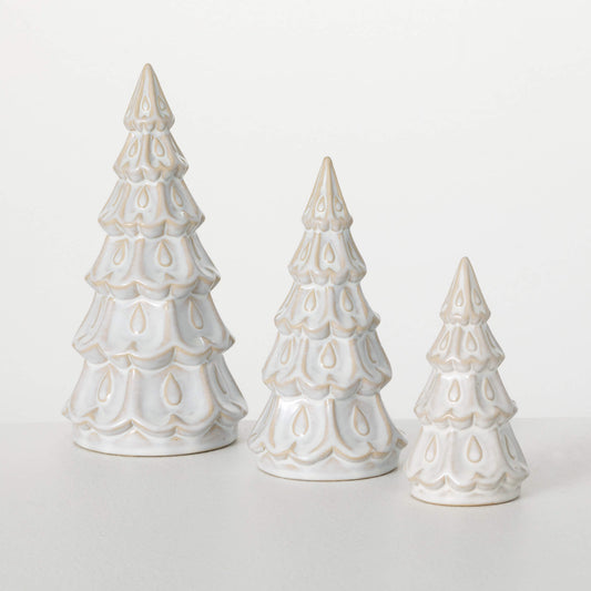 Ceramic Christmas Trees 3 sizes