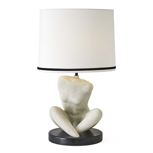 Classic Stone Woman Lamp