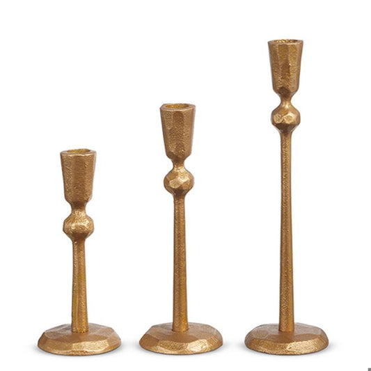 Gold Iron Candle Sticks