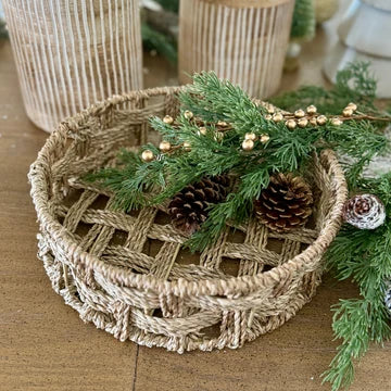 Seagrass Rope Round Tray