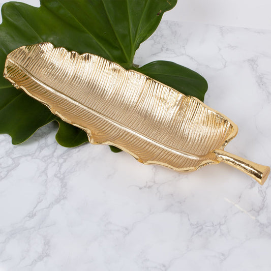 vanity tray - banana leaf
