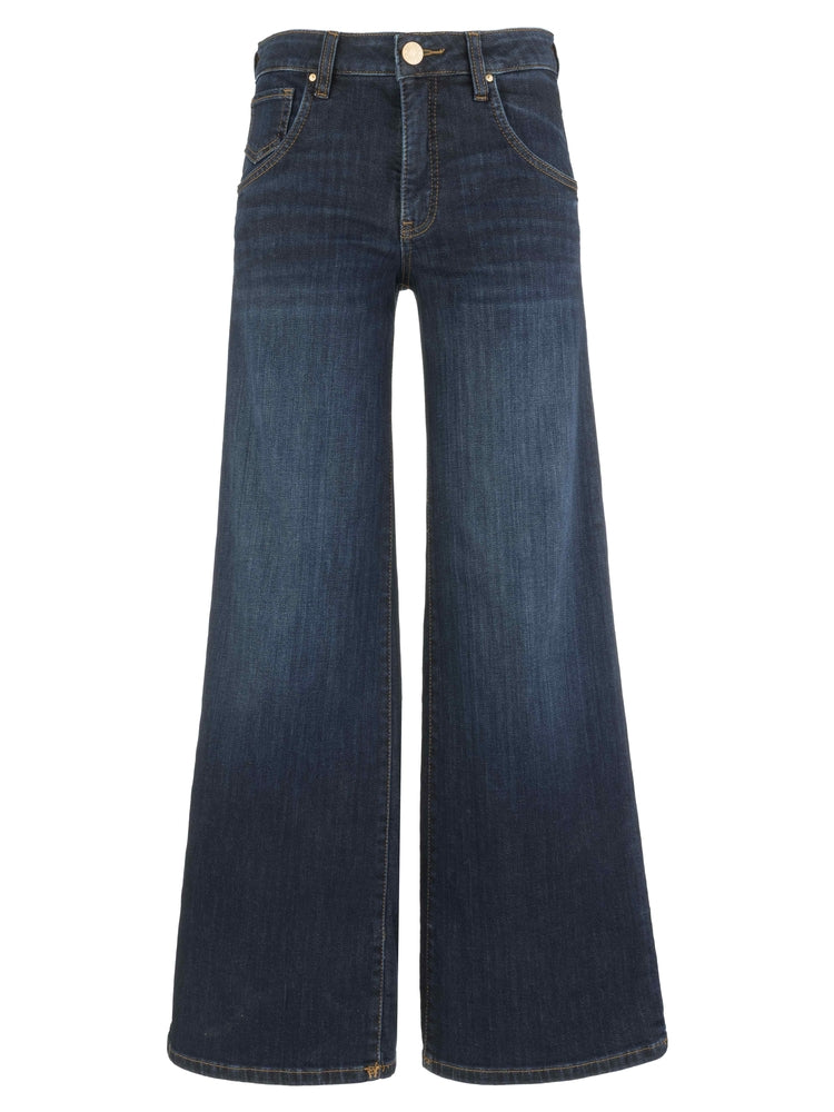 Maya High Rise Fab AB Wide Leg jeans