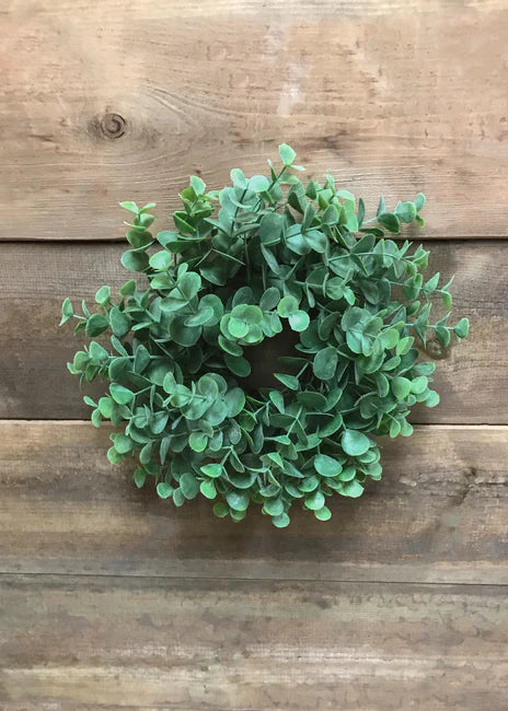 Light Green Eucalyptus Candle Ring