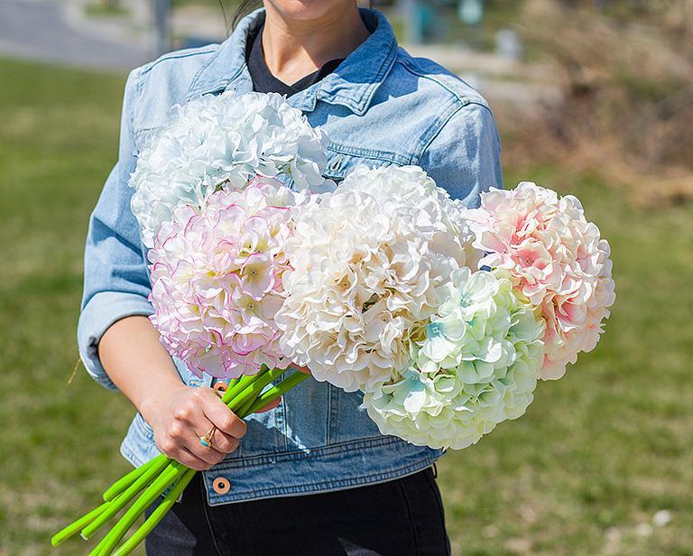 23" Hydrangea Stem