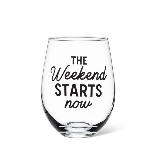 Weekend Wine Glass