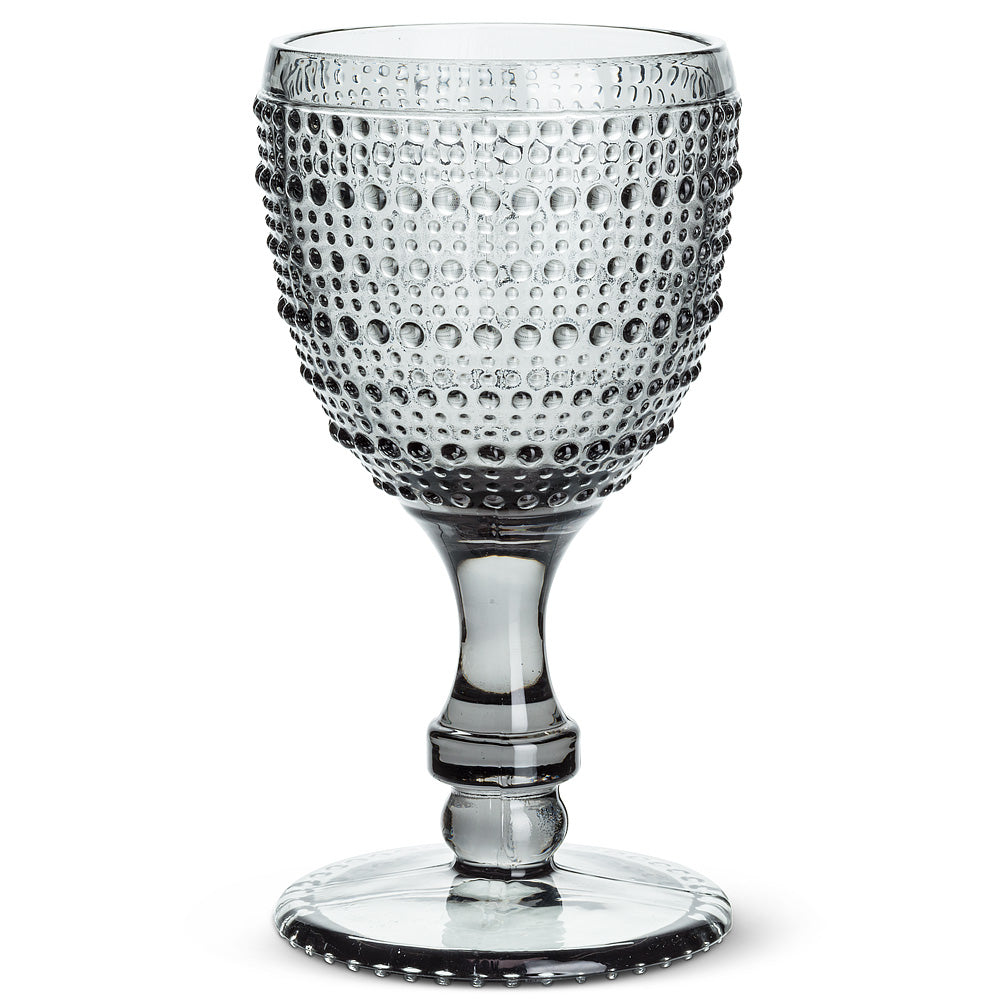 PEBBLE BLACK WINE GLASS