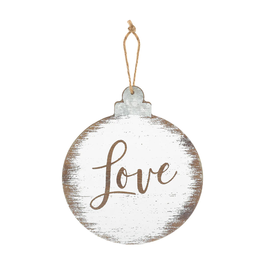 LOVE Vintage Bulb Ornament