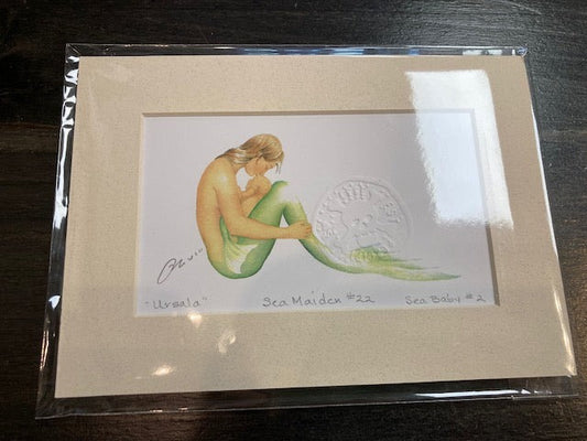 Mermaid Kiss Your Children Art Work