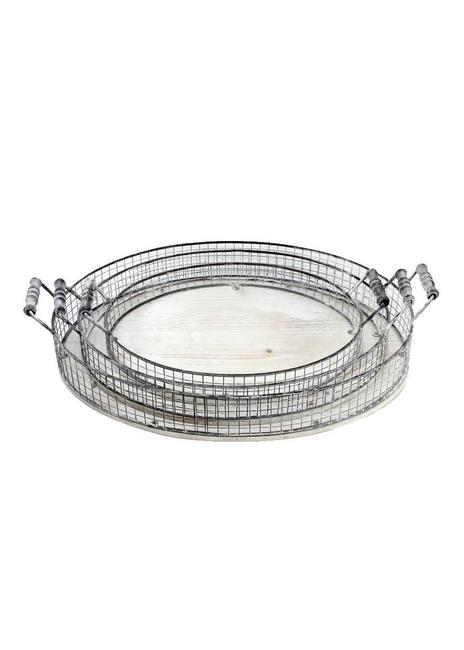 White Oval Trays- 3 Sizes