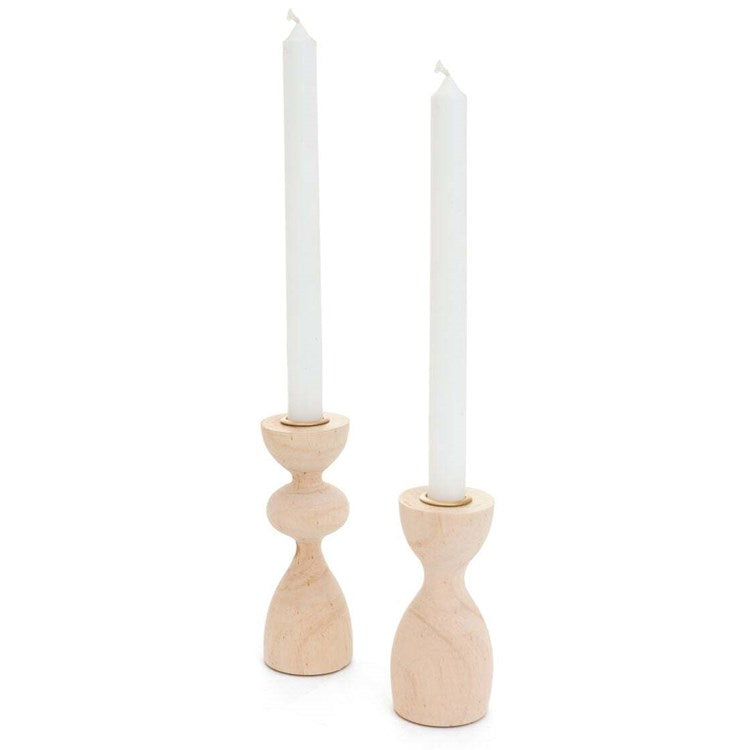 Small Candle holder with natural