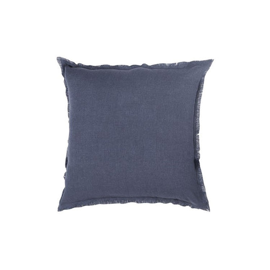 Navy Blue 20x20 Down So Soft Linen Pillow