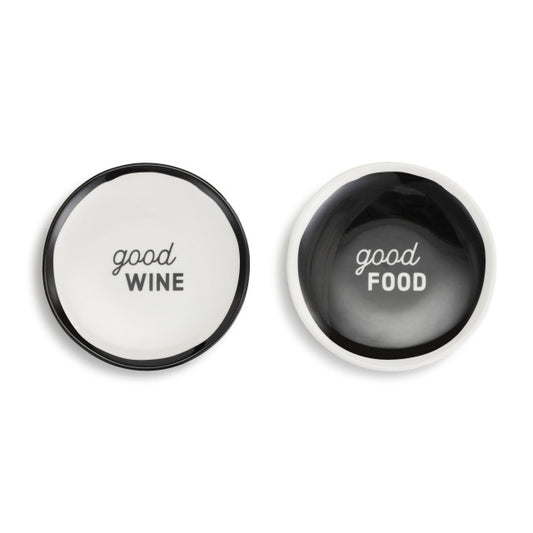 Good Food Wine Appetizer Plates