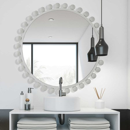 Blaze Round Mirror