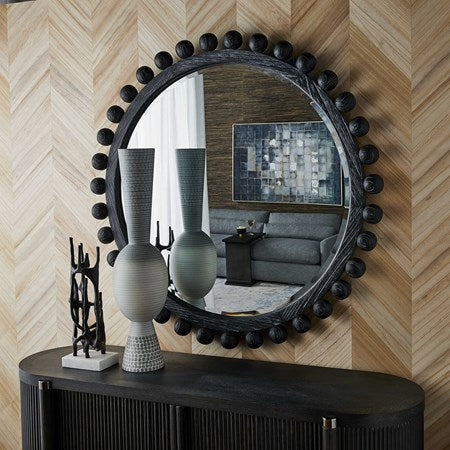 Blaze Round Mirror