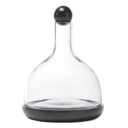 Marble & Glass Wine Carafe