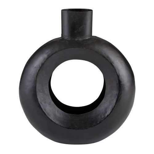 Black Abstract Vase