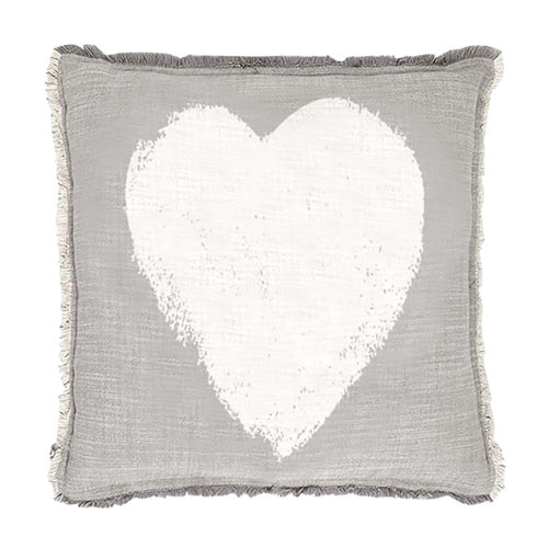 Large Euro Heart Pillow